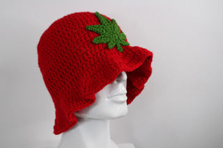 Nature Red Bucket Hat