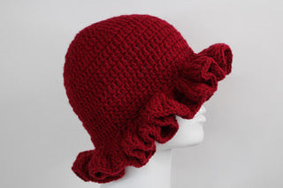 Scarlet Ruffle Hat
