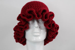 Scarlet Ruffle Hat