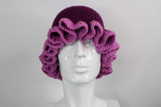 Cosmic Berry Ruffle Hat