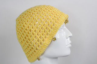 Yellow Buddafly Mesh Hat