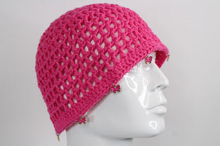 Pink Buddafly Mesh Hat