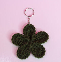 Olive Bloom Keychain