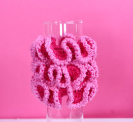 Rosy Swirl Scrunchie