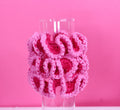 Rosy Swirl Scrunchie