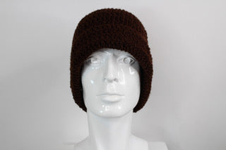 Brown Foldable Beanie