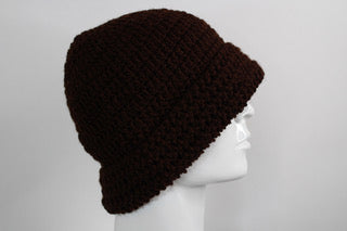 Brown Foldable Beanie