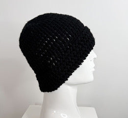 Black Foldable Beanie