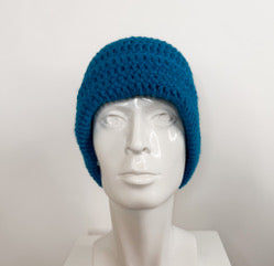 Pool Blue Foldable Beanie