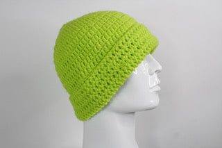 Neon Green Foldable Beanie